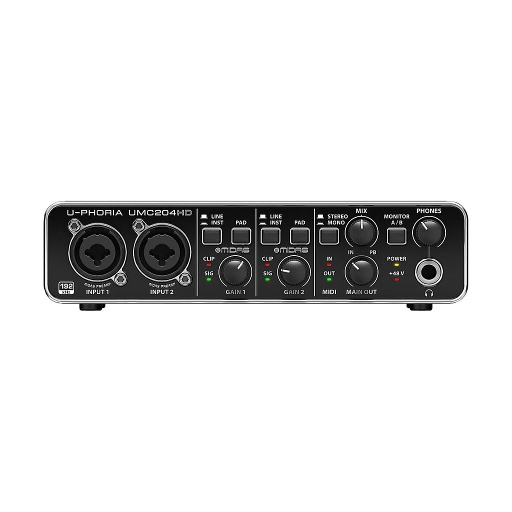 24-Bit/192 kHz USB Audio/MIDI Interface with Mic Preamplifiers I333