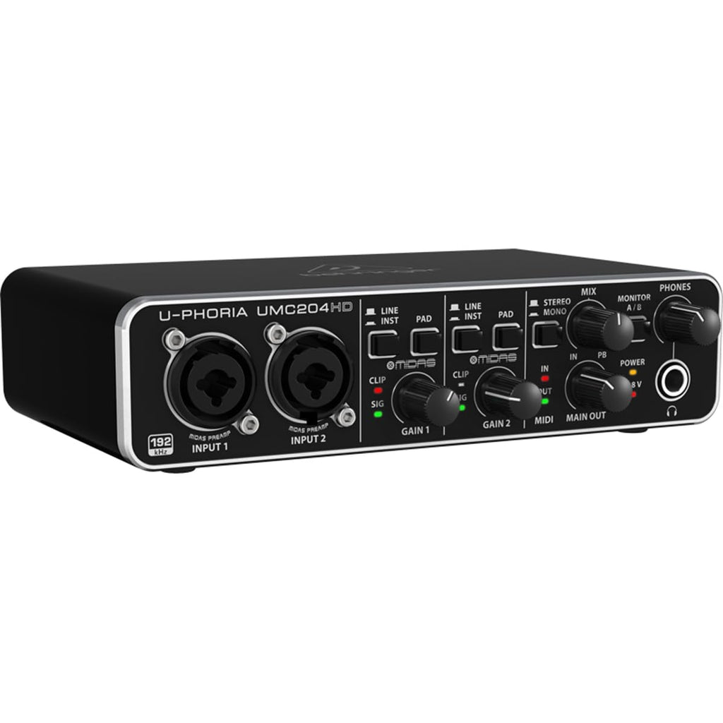 24-Bit/192 kHz USB Audio/MIDI Interface with Mic Preamplifiers I333