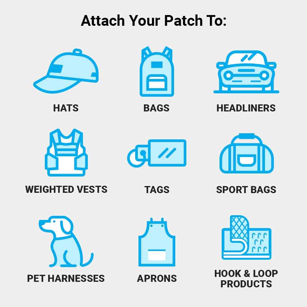 Hook & Loop Patch 2x3 in K251