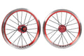 14/16 Inch Double-Wall Alloy Rim Bike Wheelset B55747