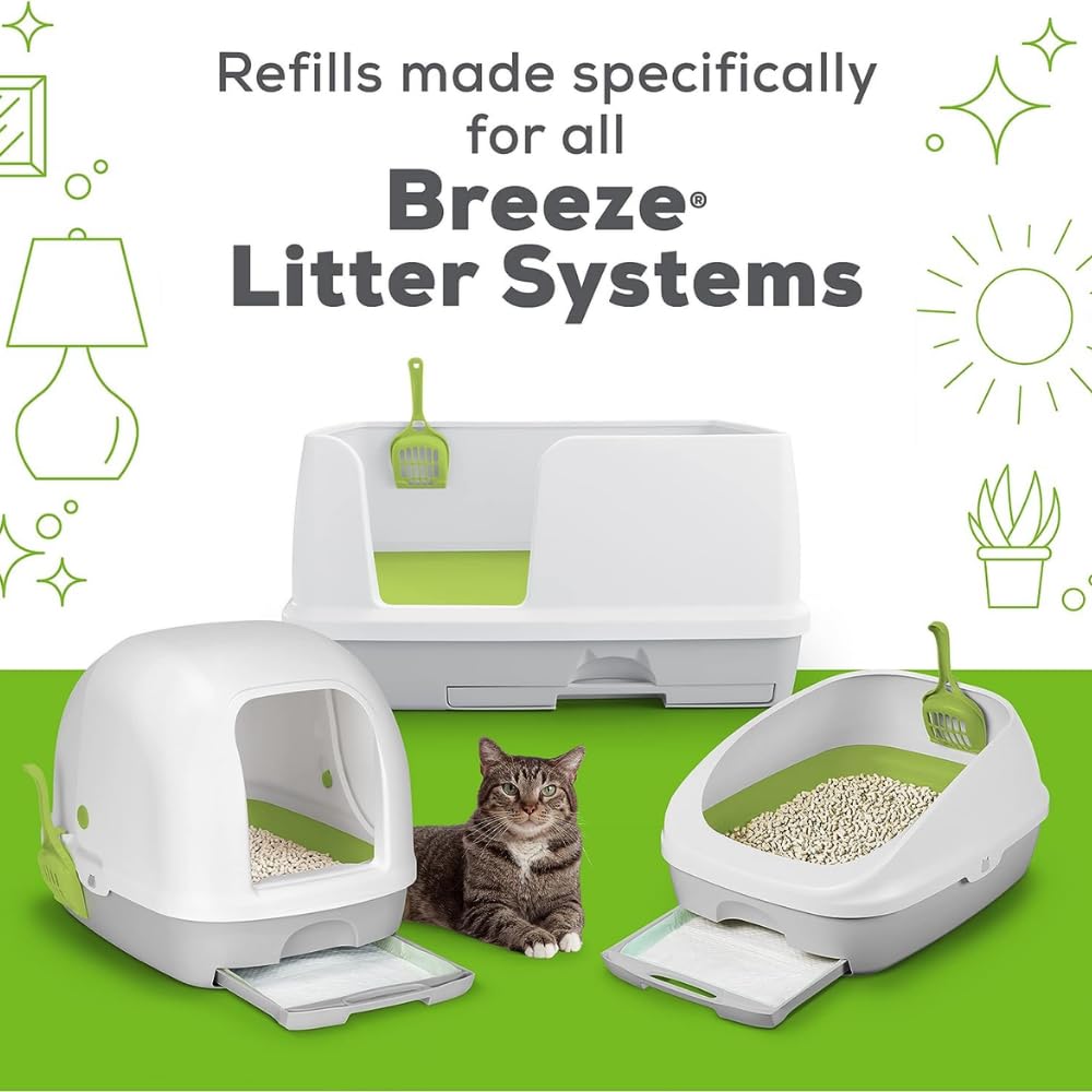 1 Litter Pellets Refill (3.5 lb) and 1 Cat Pad Refills (10 ct) Variety Pack U54637