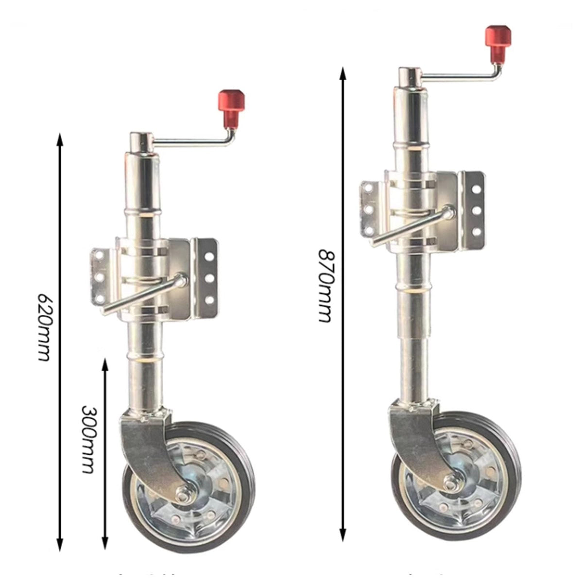 Swivel Trailer Jack with 8in Wheel O513