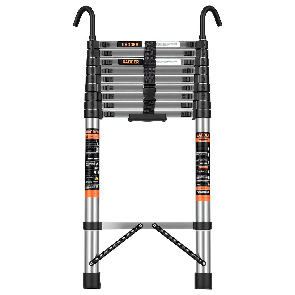 12.5 FT Telescoping Ladder with Hooks R983
