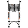 12.5 FT Telescoping Ladder with Hooks R983