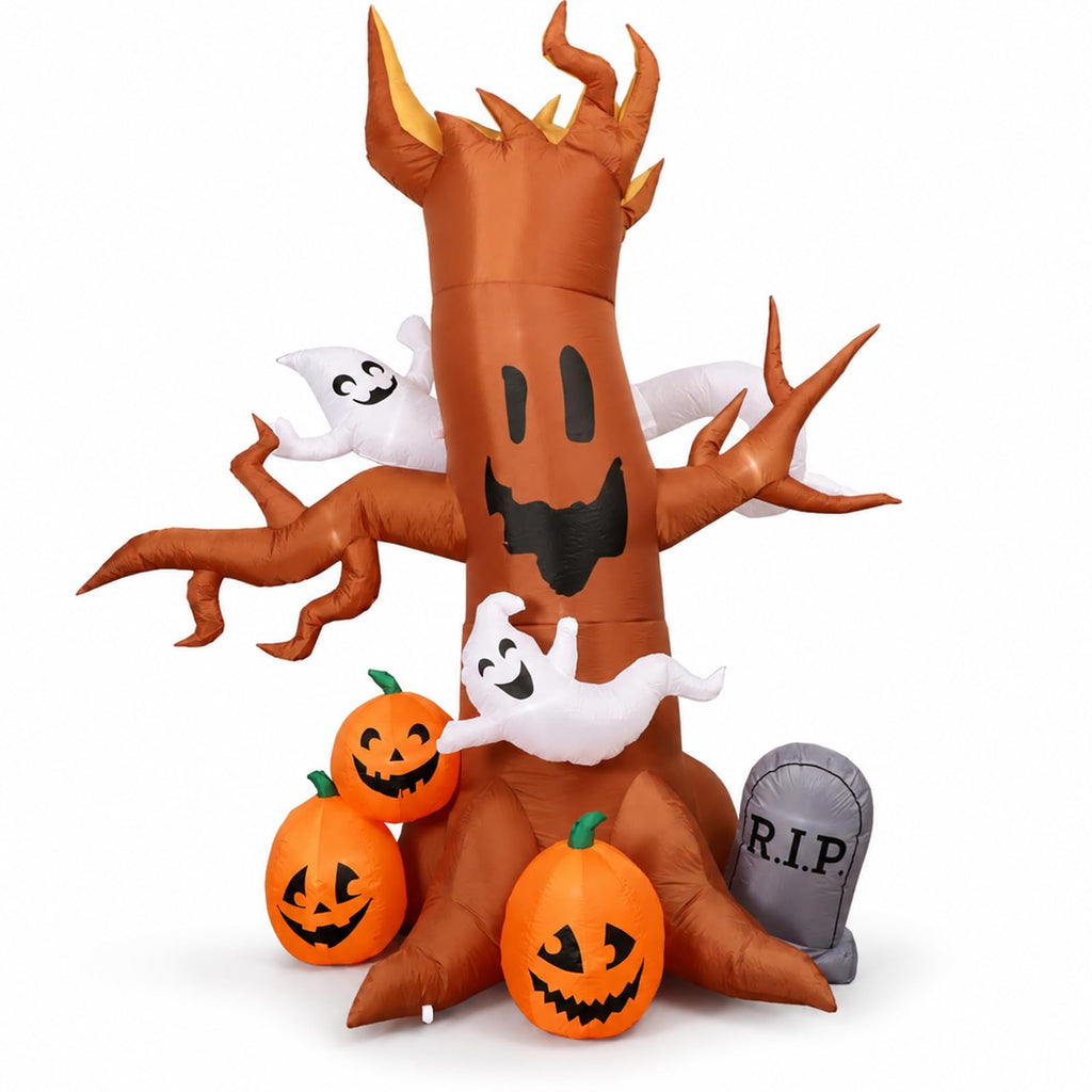 8FT Halloween Inflatable Ghost Tree Decoration V5012