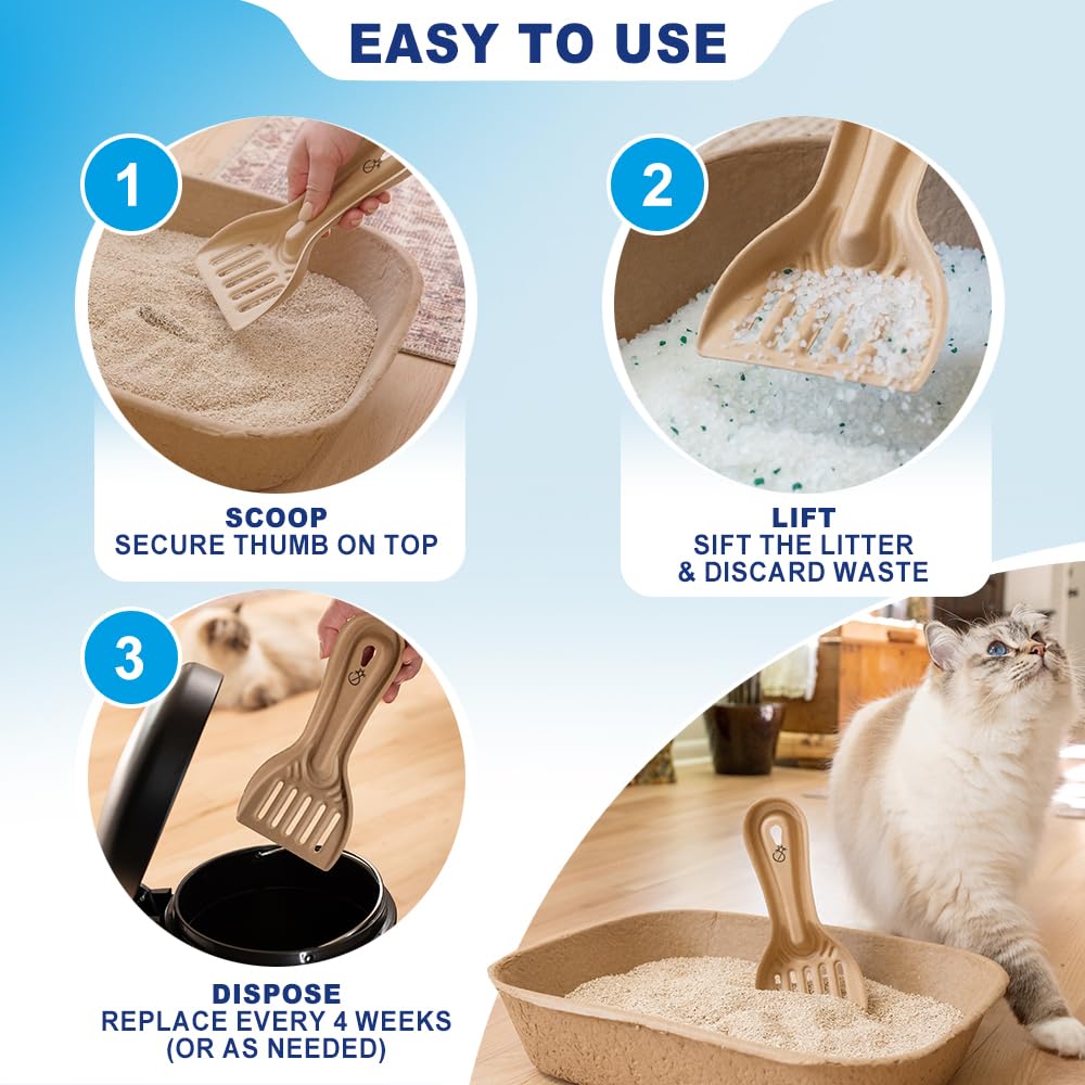 Disposable Cat & Rabbit Litter Scoops 6-Pack Q75292