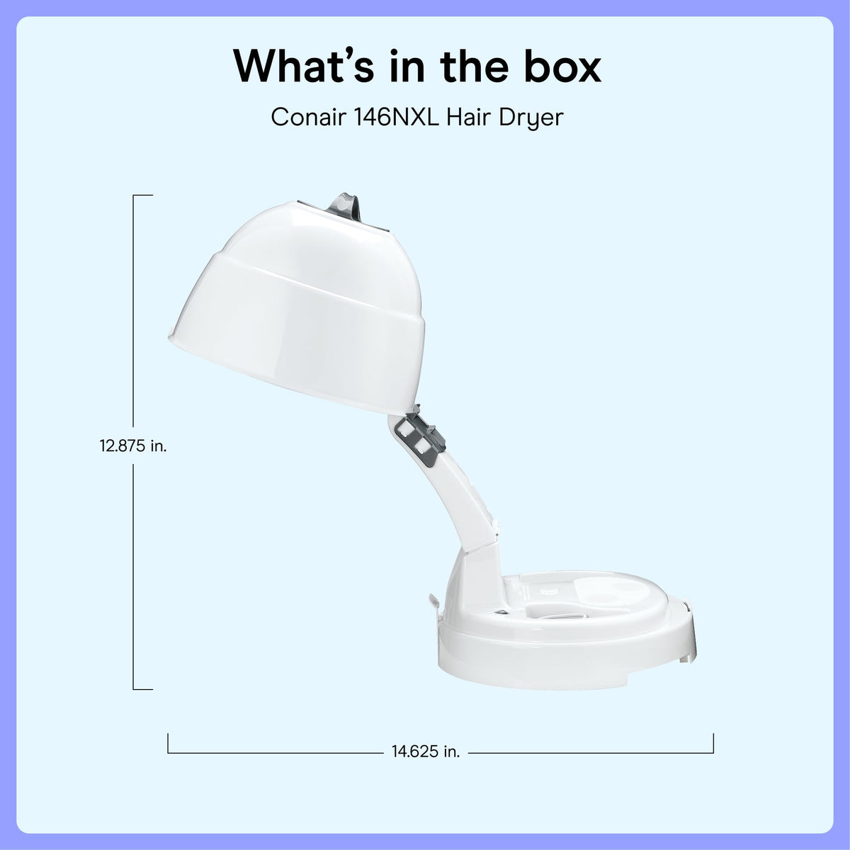 1875W Bonnet Hair Dryer with Carrying Handle R7602
