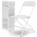 10 Pack Folding Chairs with Steel Frame P8112