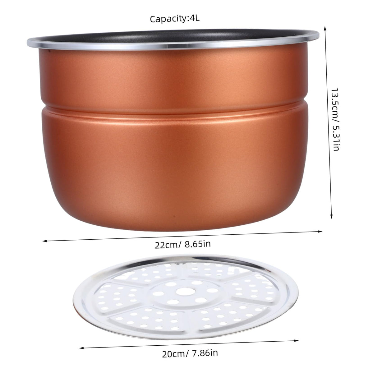 Aluminum Alloy Rice Cooker Inner Pot C480812