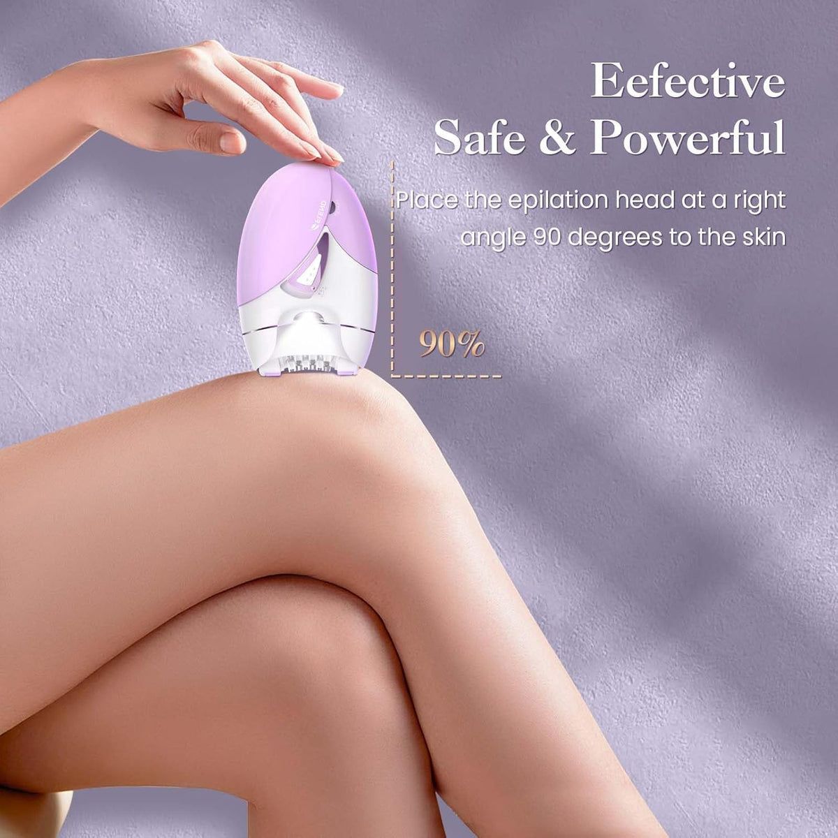2-Speed Adjustable Epilator with 36 Tweezers T827