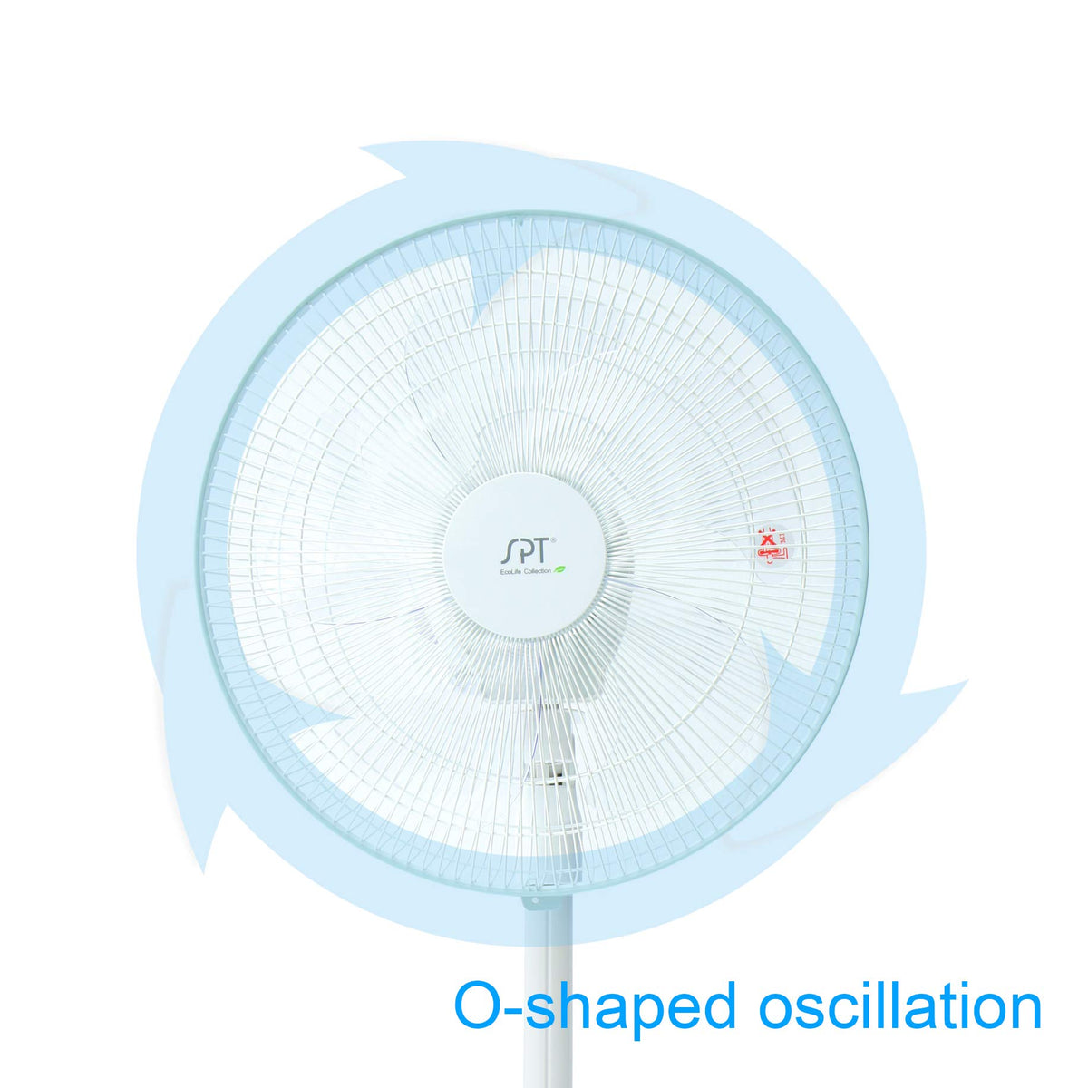 16″ Oscillating Standing Fan N243