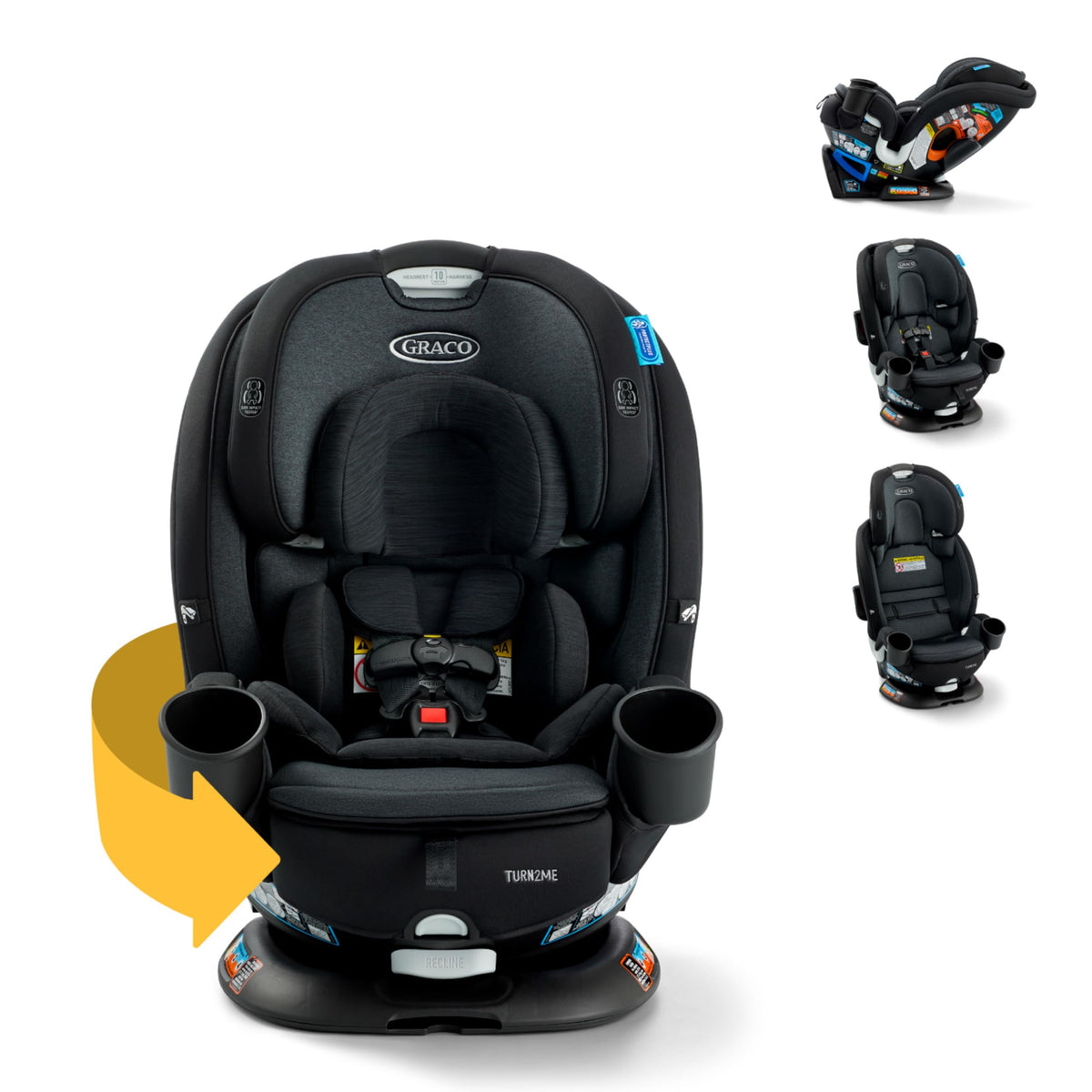 3-in-1 Rotating Convertible Car Seat H553