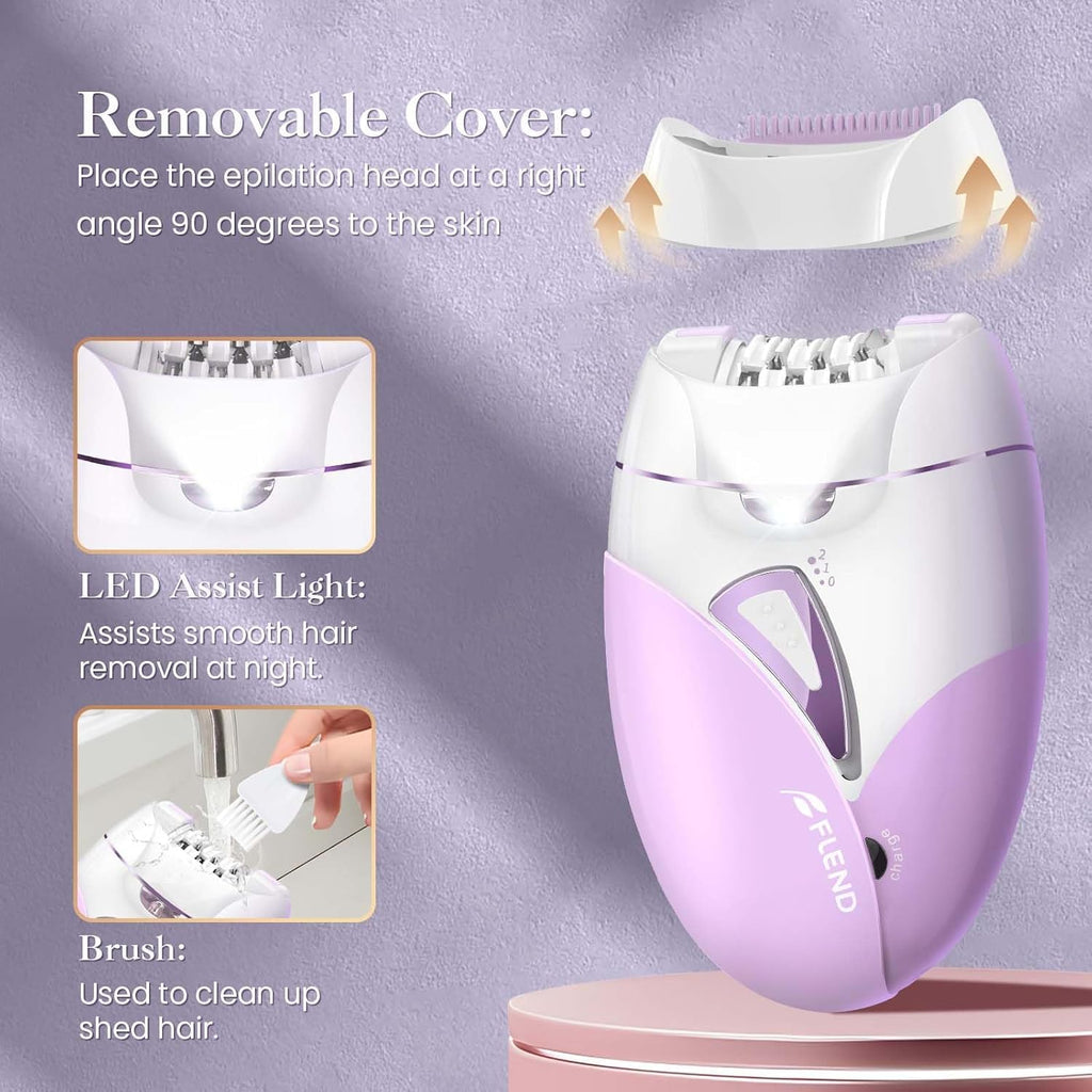 2-Speed Adjustable Epilator with 36 Tweezers T827