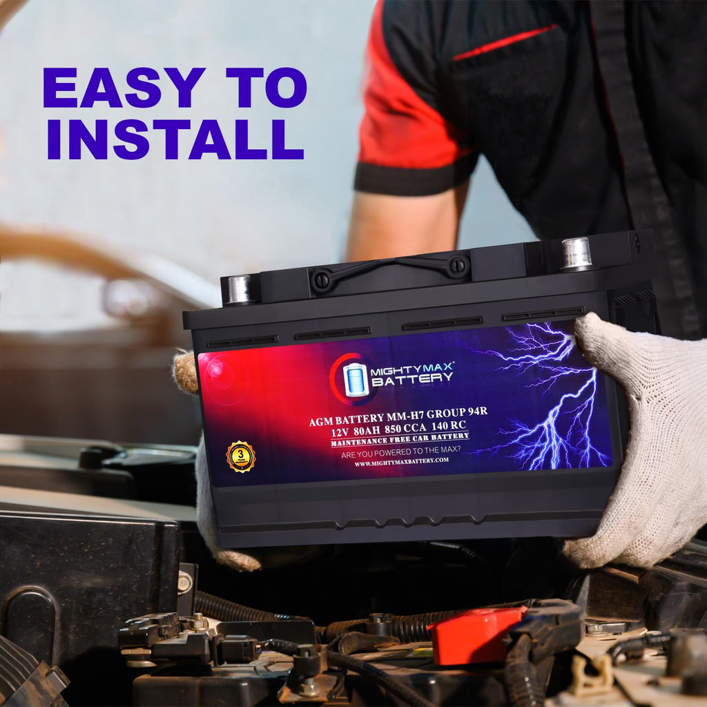12V 80AH 850 CCA Replacement Battery K768343