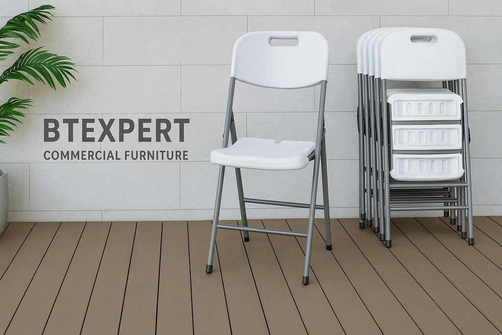White Folding Chair Set of 50 D526