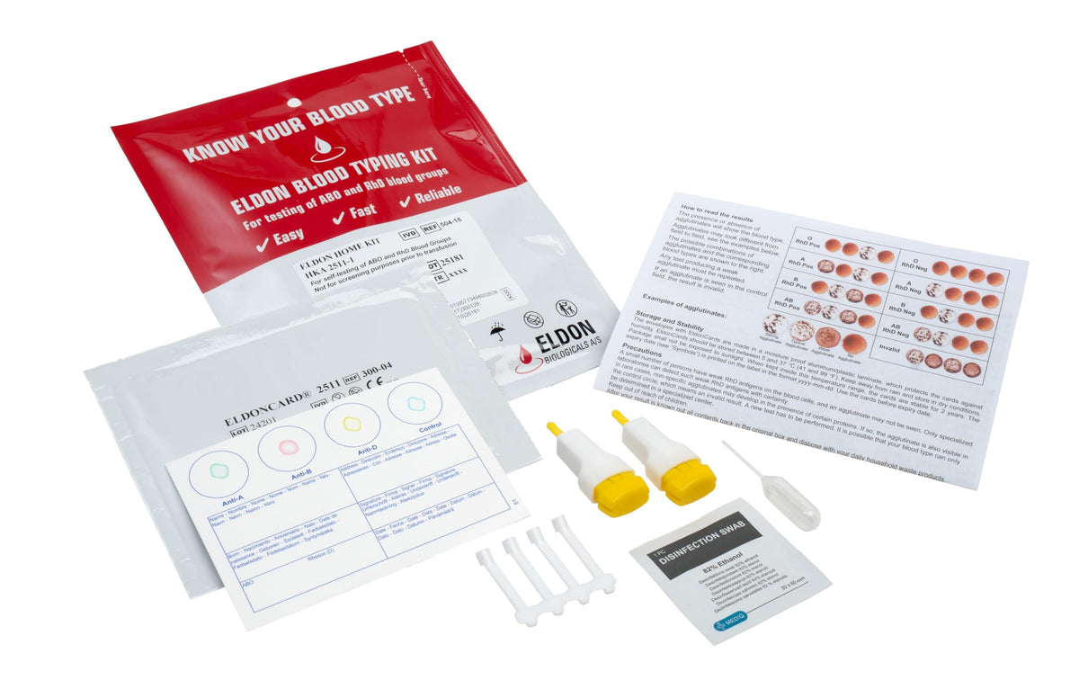 Blood Typing Kit 10 Test Pack L905787