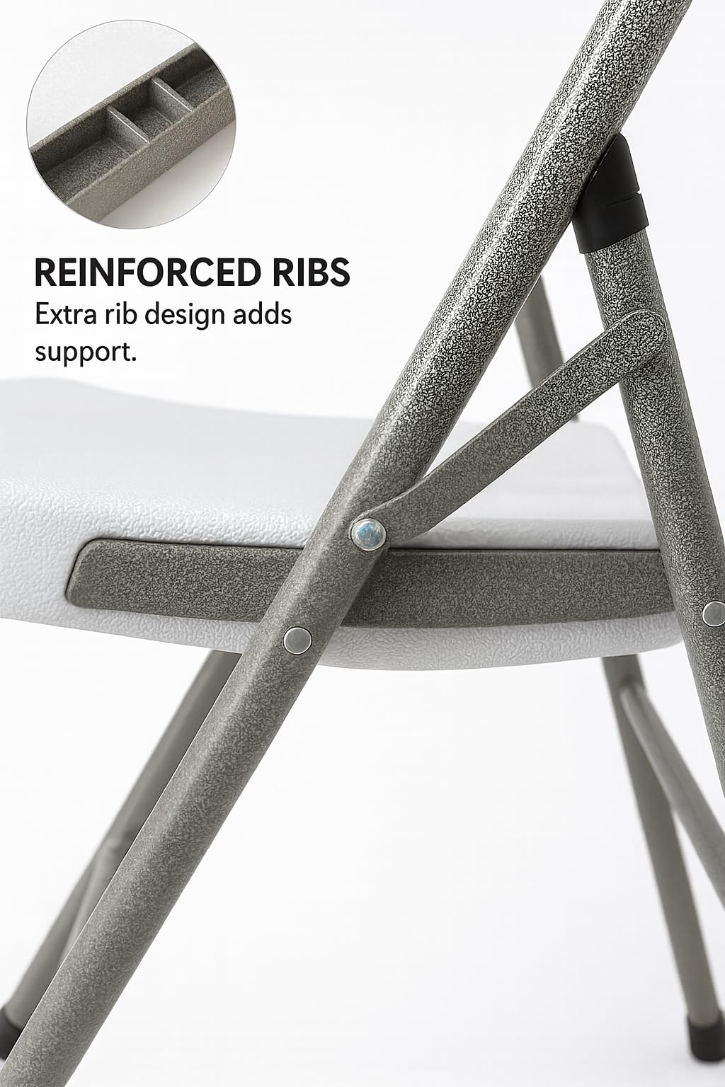 White Folding Chair Set of 50 D526