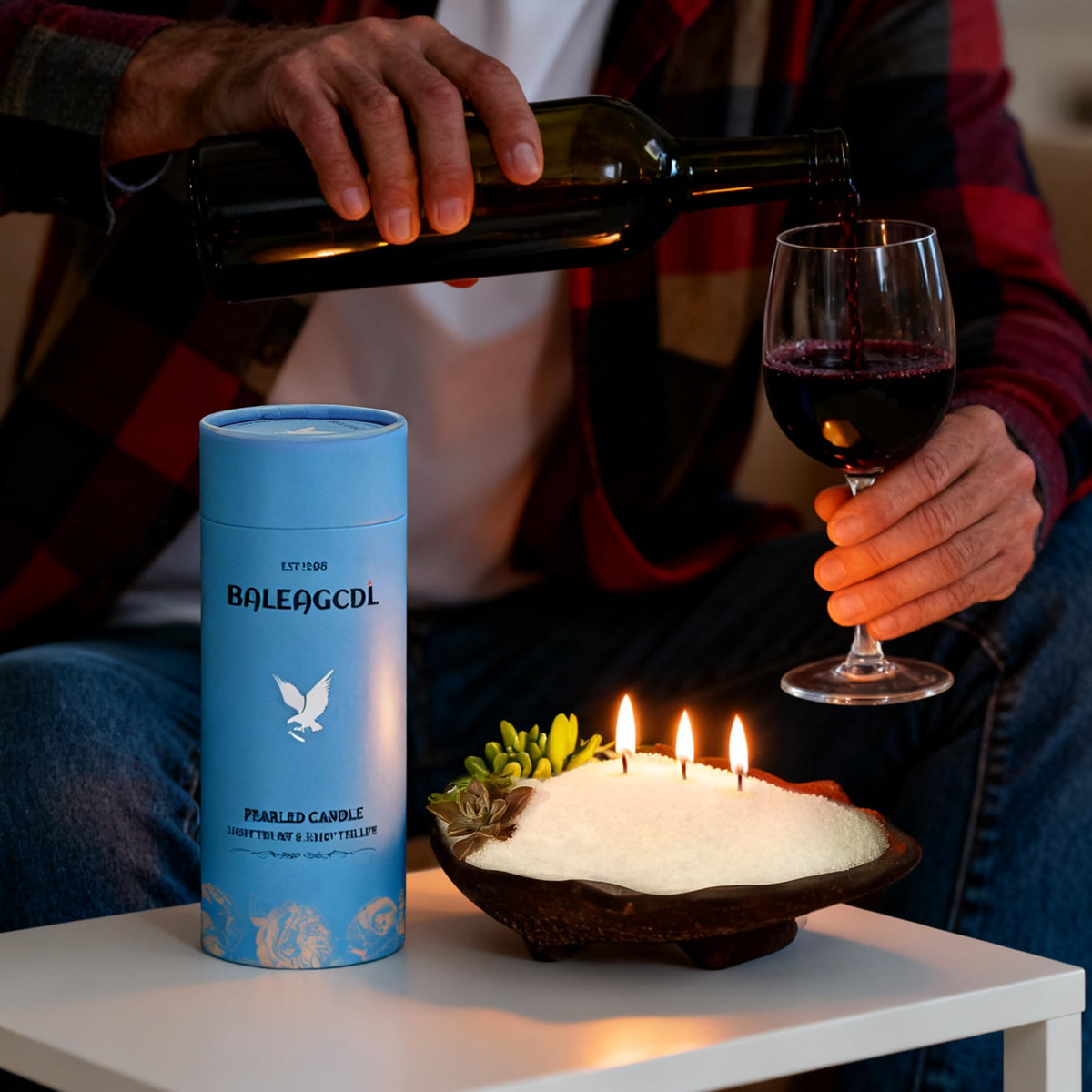18oz Sand Wax with 30 Wicks Scented Candles T700