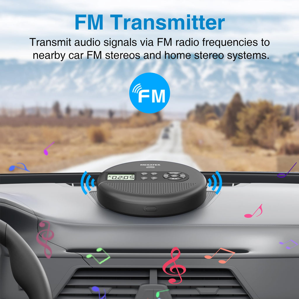 Portable CD Player with Bluetooth I9444