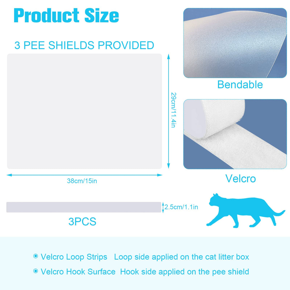 Cat Litter Box Pee Shields L370467