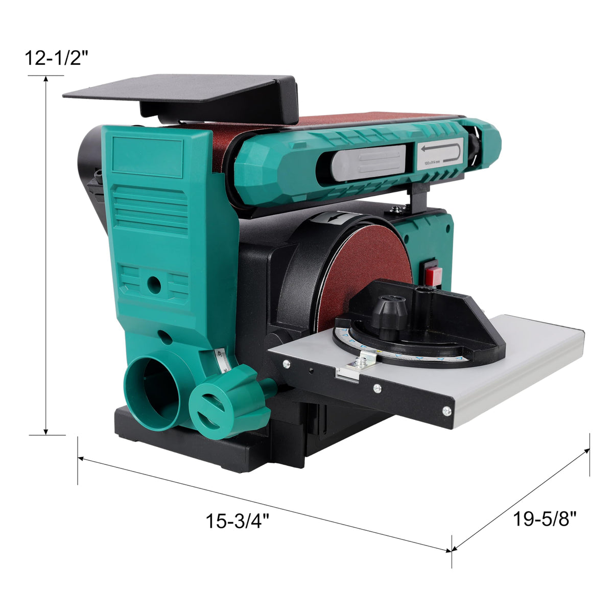 6" Disc and 4 x 36 in. Belt Sander with Aluminum Worktable B5350