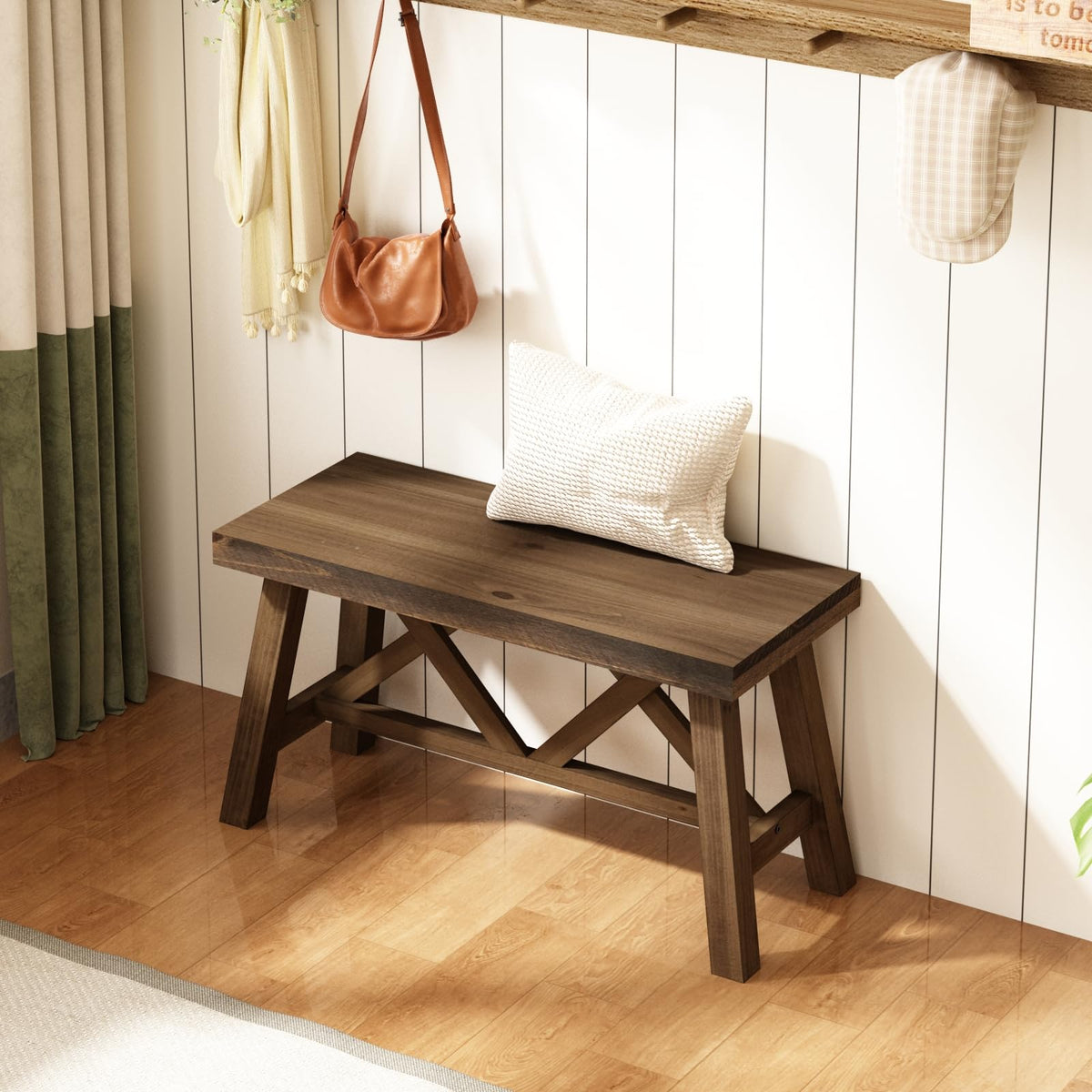 30" Solid Wood Bench Z28076