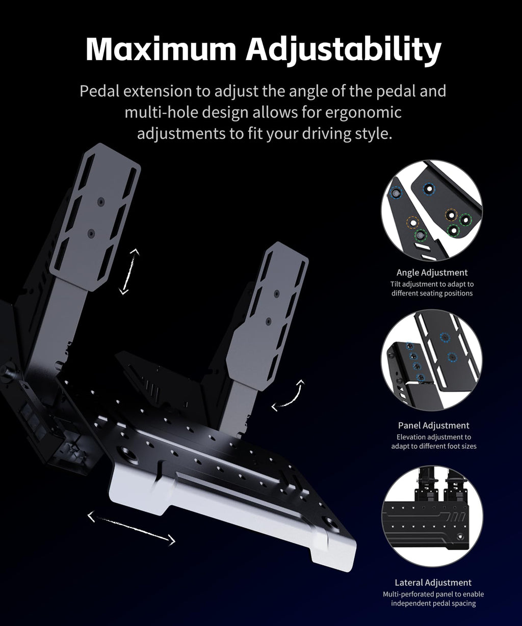 Sim Racing Pedals 2-Pedal Set N35396