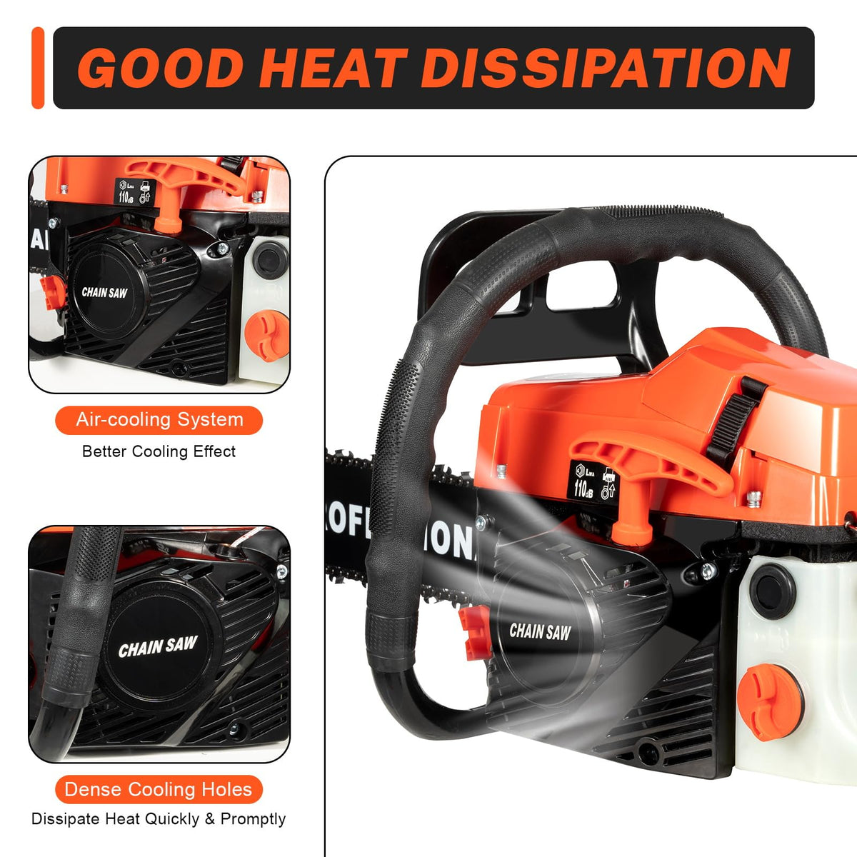 20 Inch 58cc Gas Chainsaw S47859