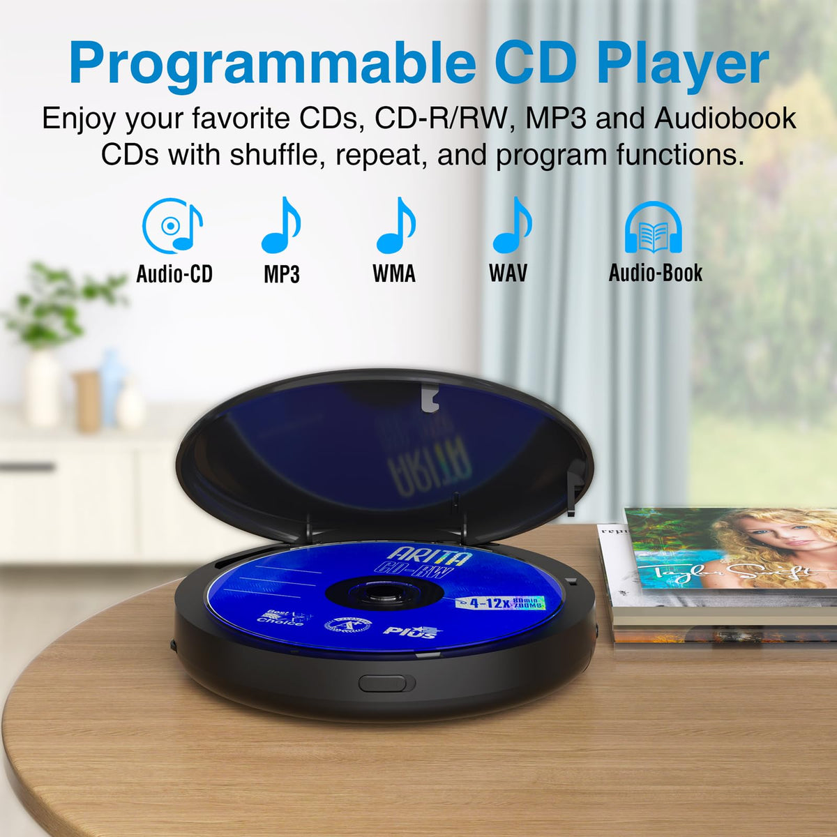 Portable CD Player with Bluetooth I9444