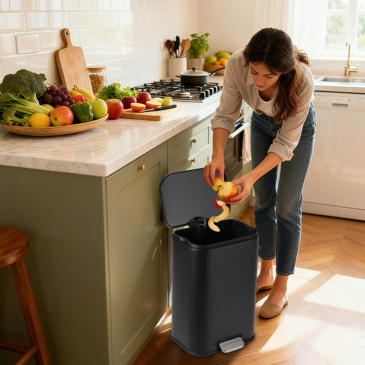 Step Trash Can 3.2 gal Soft-Close G270