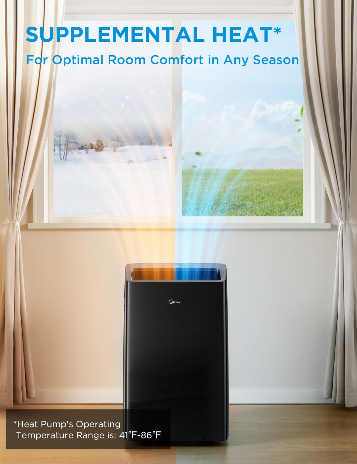 14,000 BTU Portable Air Conditioner with Heat N9792