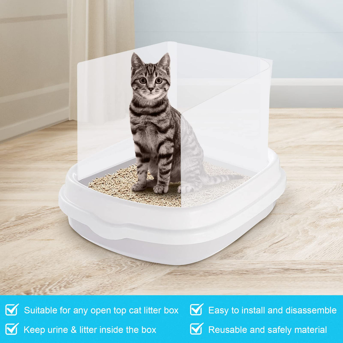 Cat Litter Box Pee Shields L370467