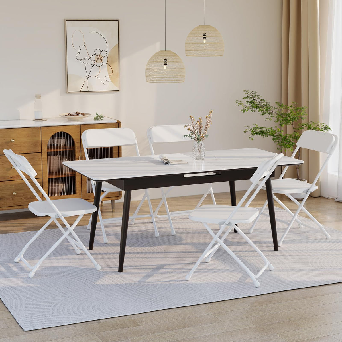 10 Pack Folding Chairs with Steel Frame P8112