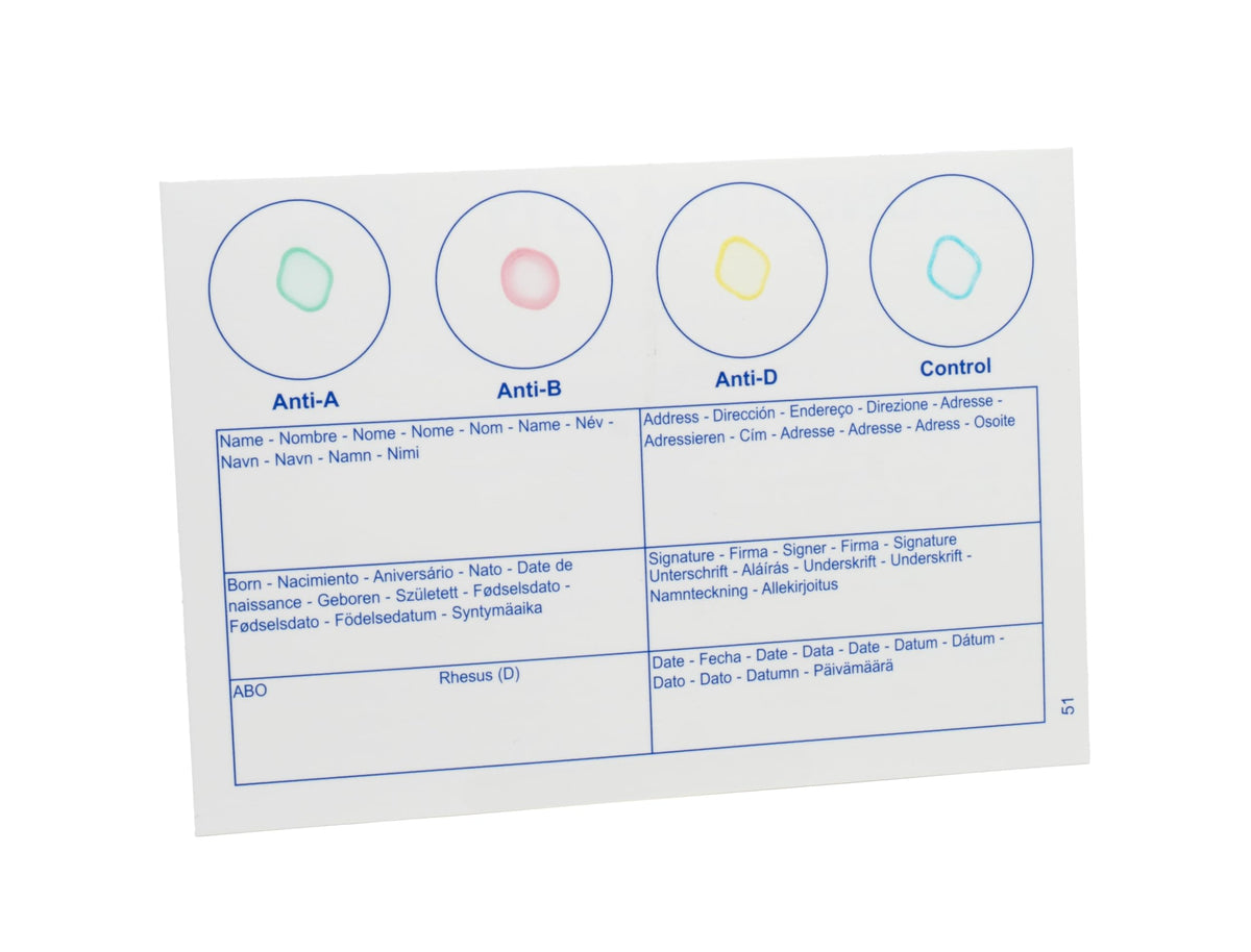 Blood Typing Kit 10 Test Pack L905787