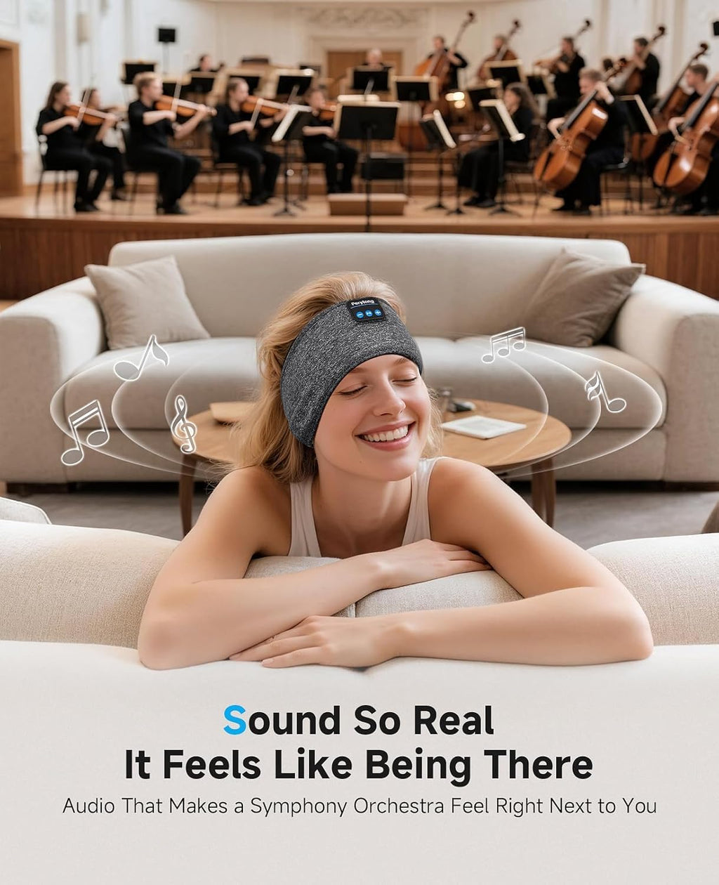 2 Pack Bluetooth Sleep Mask and Headband Headphones Set G868