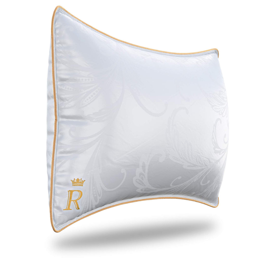 King Size Set of 2 Adjustable Cotton Bed Pillows B543240
