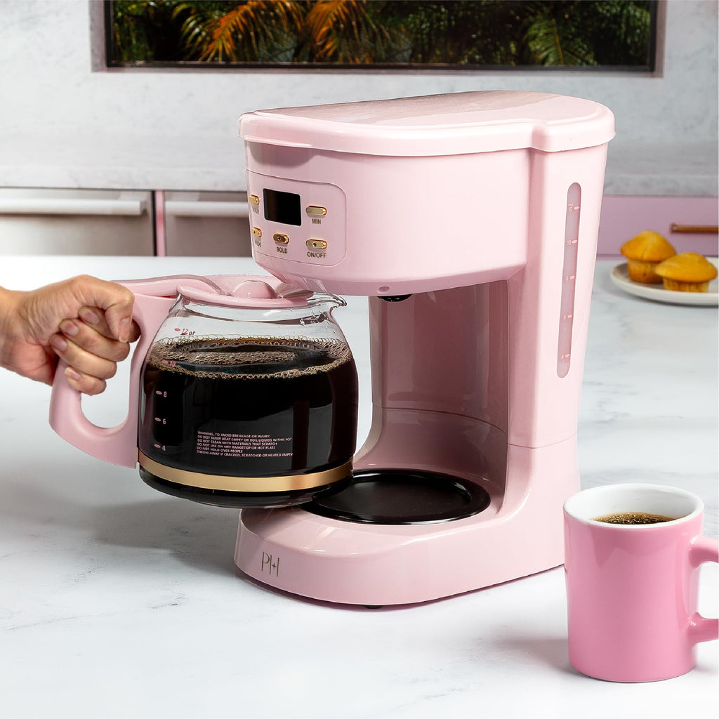12-Cup Programmable Drip Coffee Maker with Glass Carafe U3279