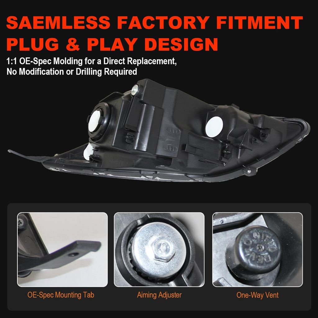 Chrome Halogen Headlights E183242