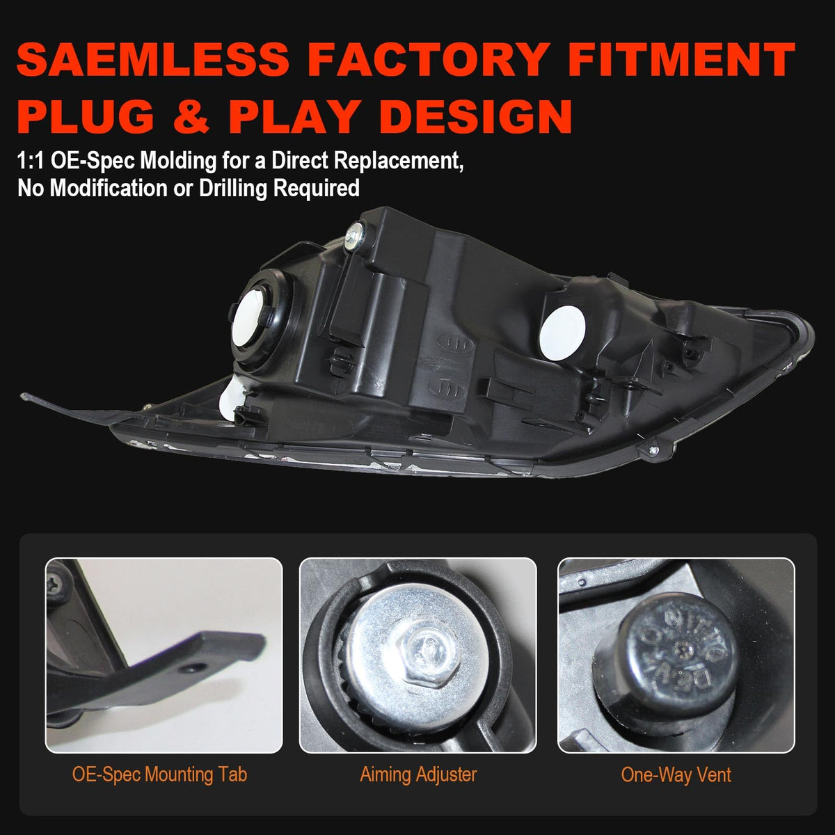 Chrome Halogen Headlights E183242