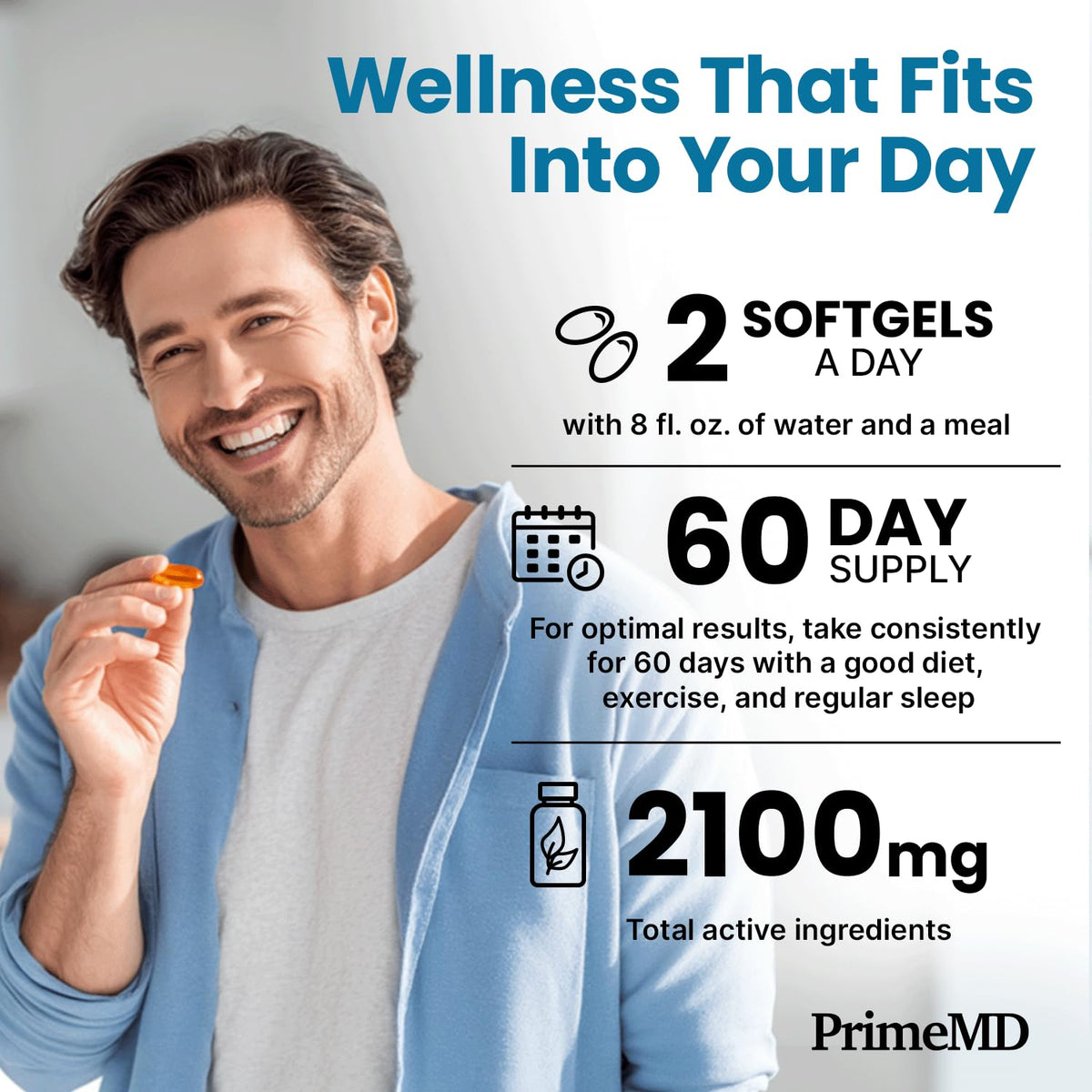 Fish Oil Omega-3 with D3 K2 CoQ10 Softgels R132