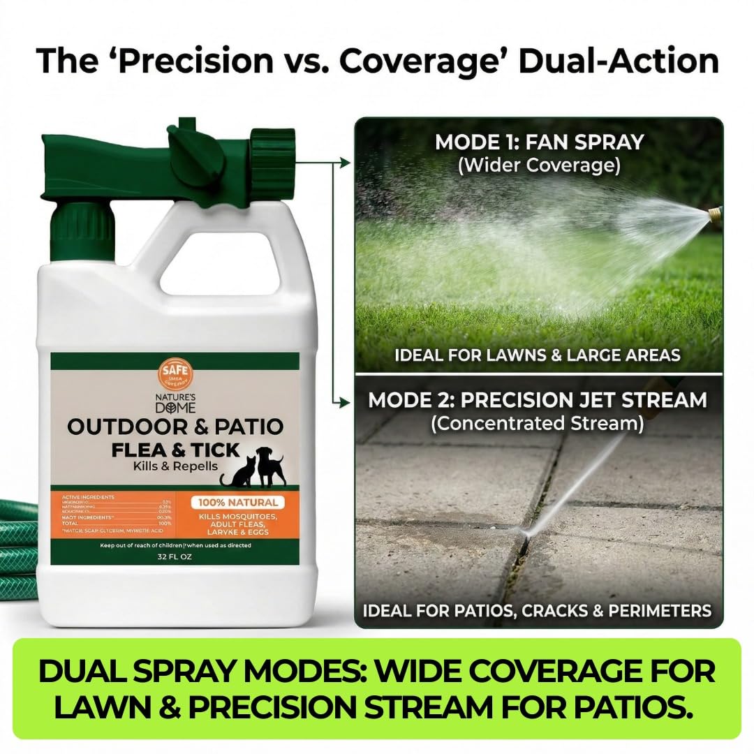 32 oz Hose-End Outdoor Flea & Tick Spray U5095