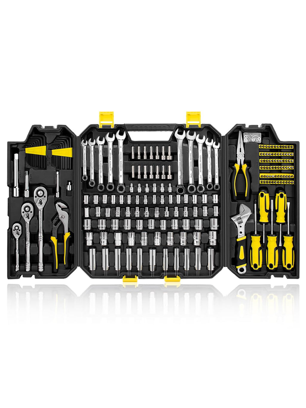 203-Piece SAE/Metric Mechanics Tool Set V519