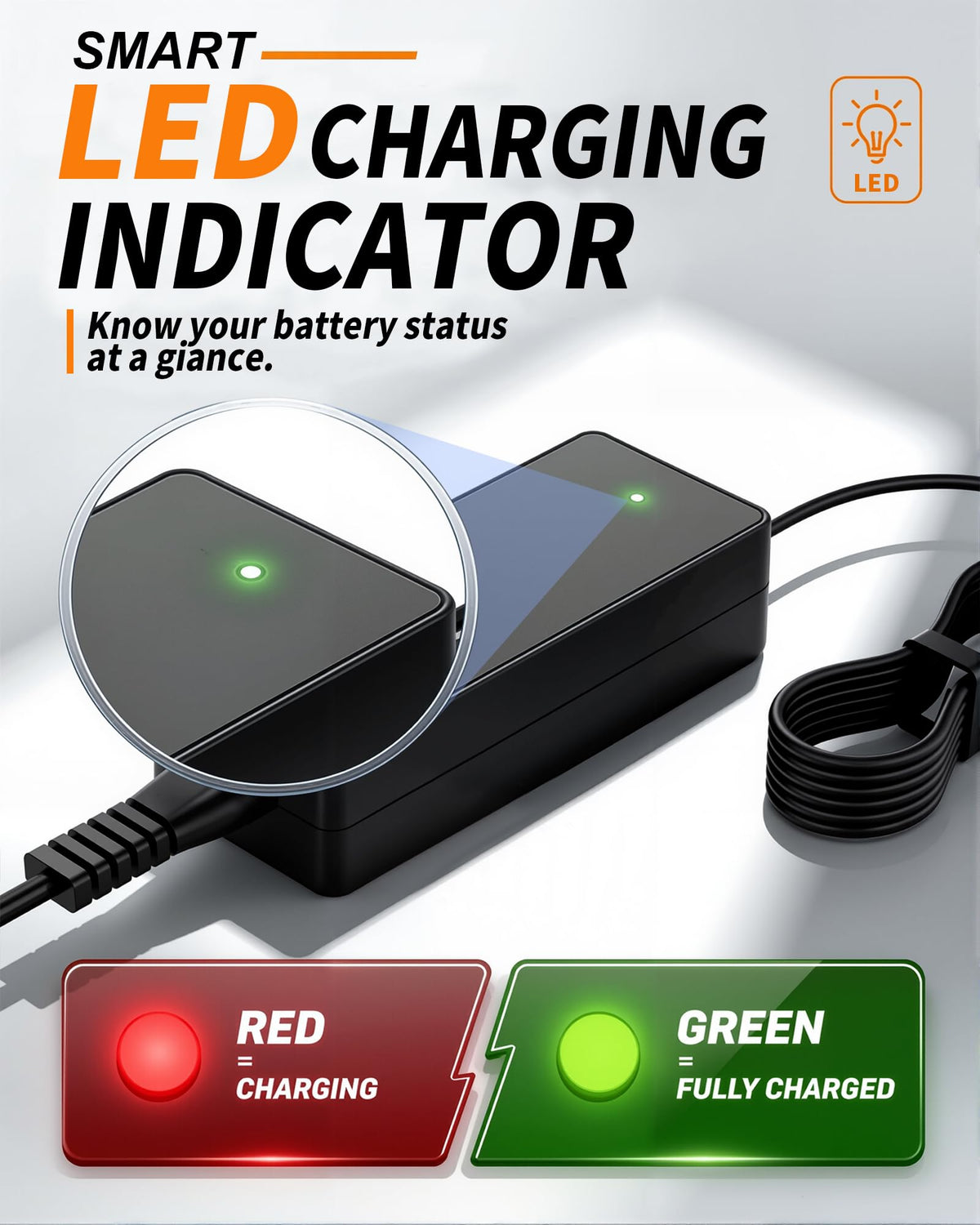 42V 2A Electric Bike Charger U582
