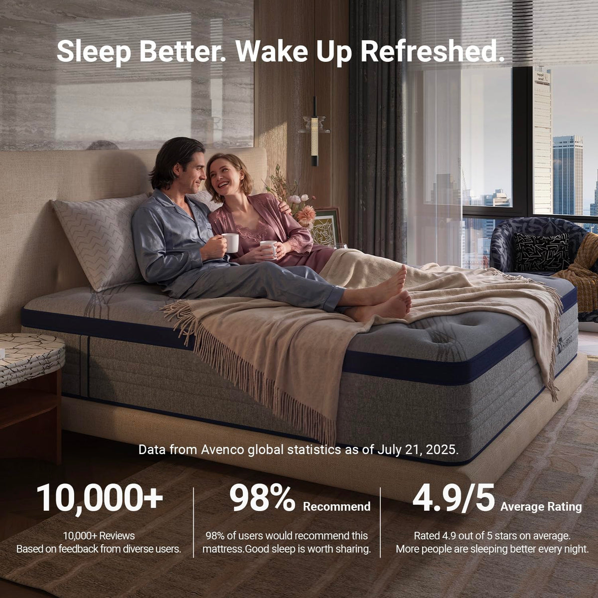Queen 12 Inch Cooling Hybrid Mattress M931951