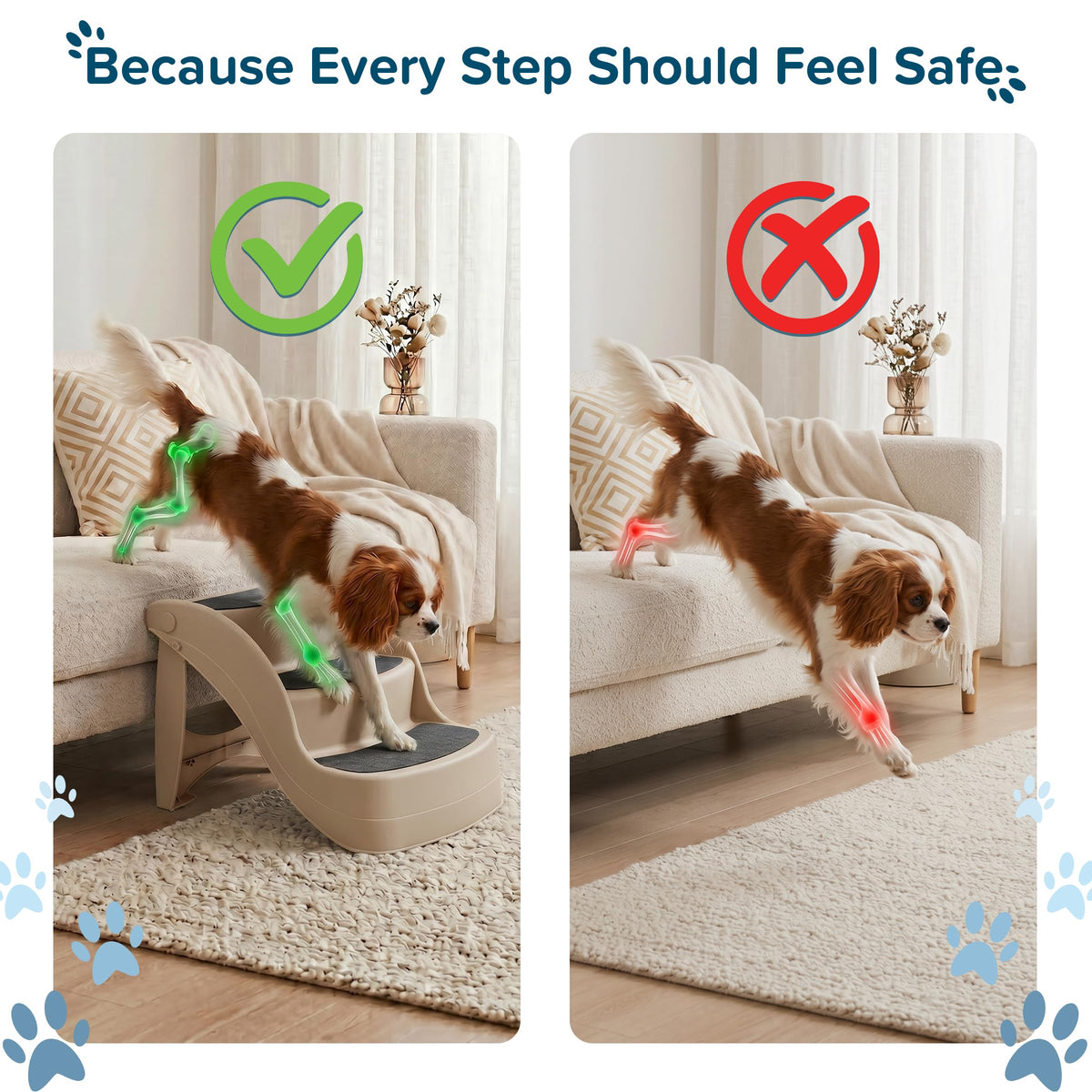 3-Step Dog Stairs with Safety Locking Pins L6666