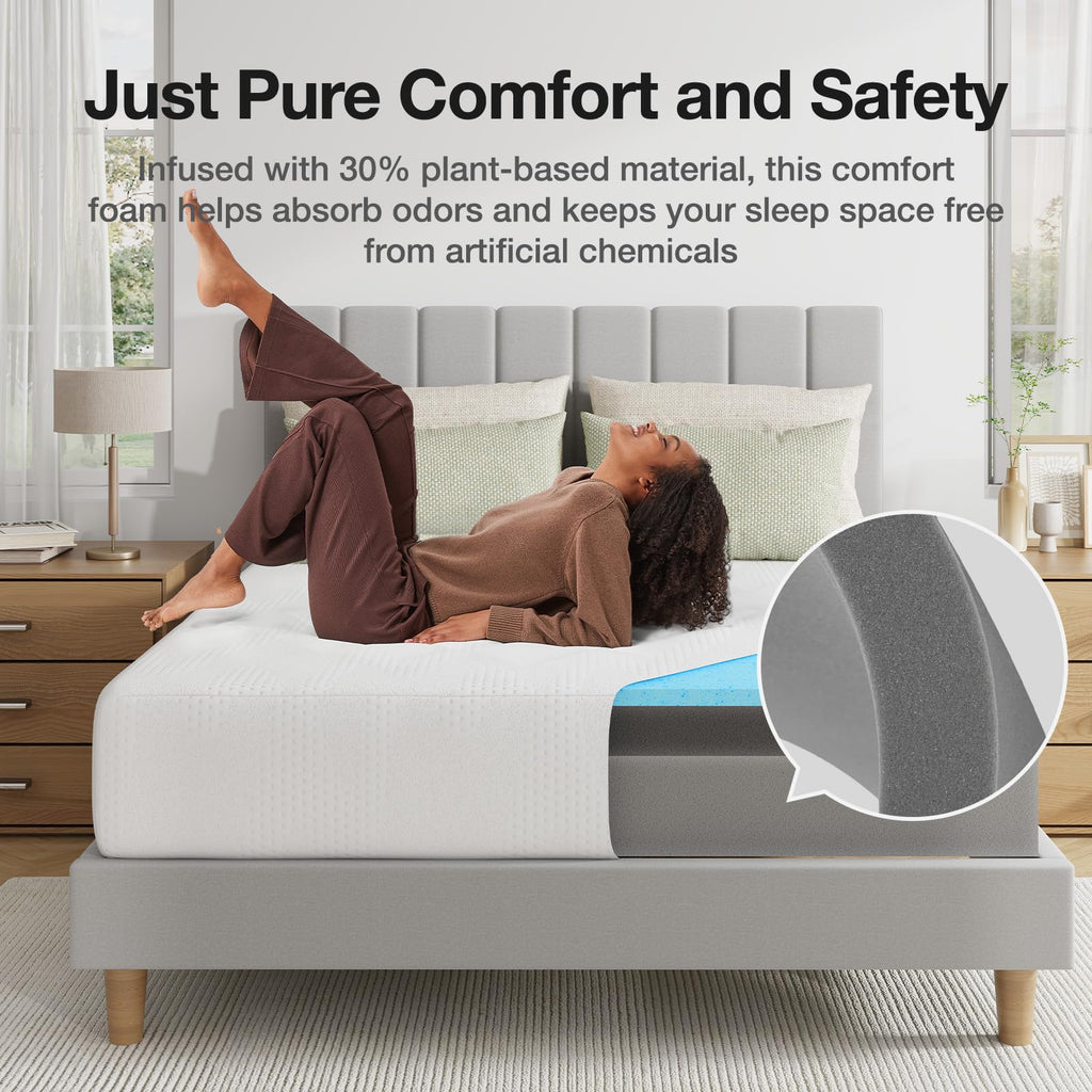 10 Inch Gel Memory Foam Full Mattress G869489
