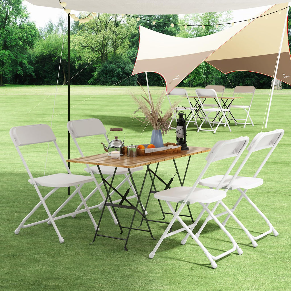 10 Pack Folding Chairs with Steel Frame P8112