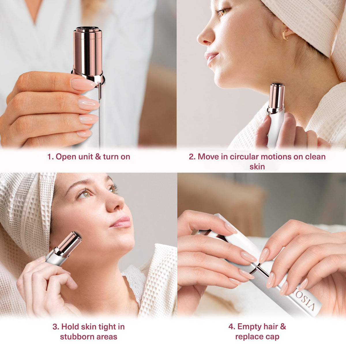Electric Facial Hair Removal Razor Dermaplaning Trimmer E10149
