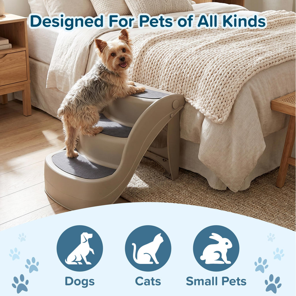 3-Step Dog Stairs with Safety Locking Pins L6666