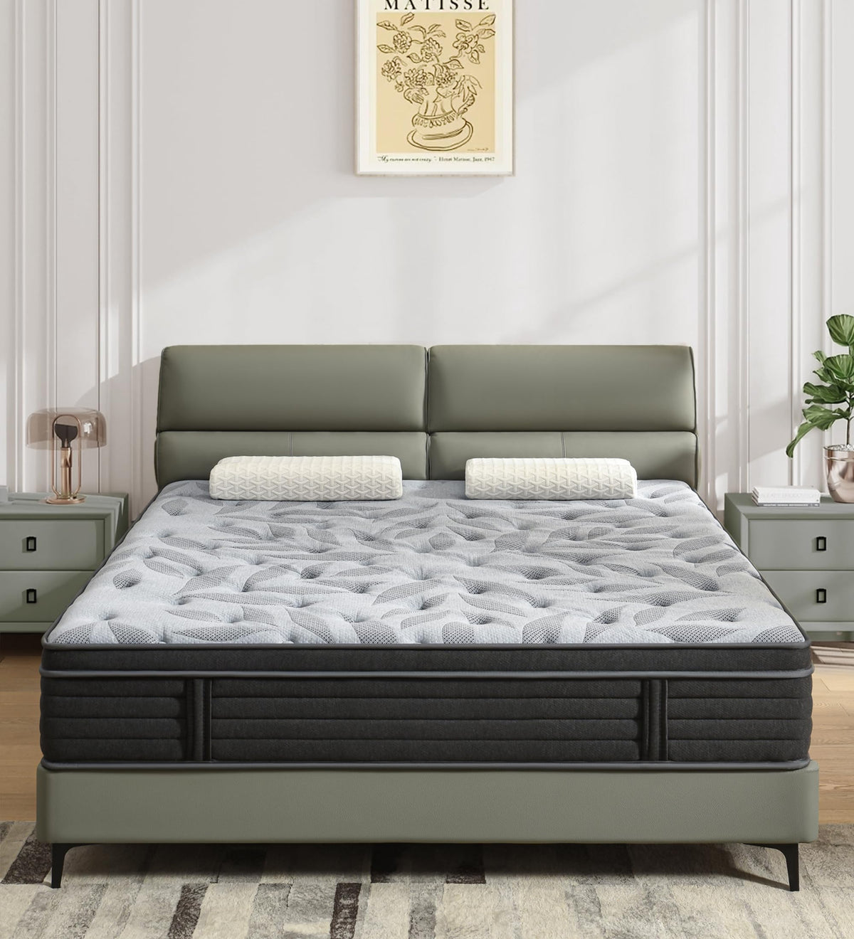 12 Inch Medium Firm Hybrid Mattress J674